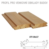 Borovice UTV 19x117 mm